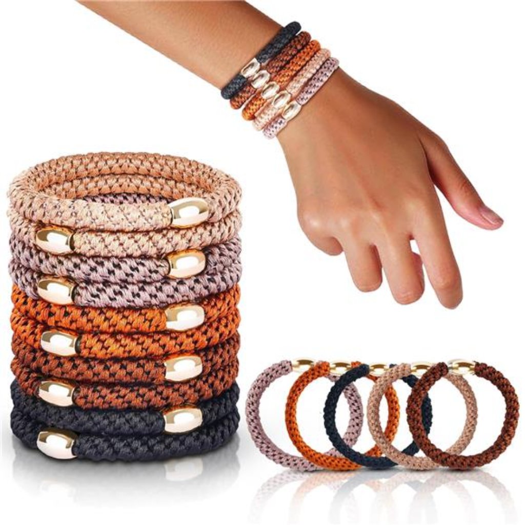 Hair Ties No Damage  10pcs Ponytail Holders  Elastic Hair Ties For Thick Hair